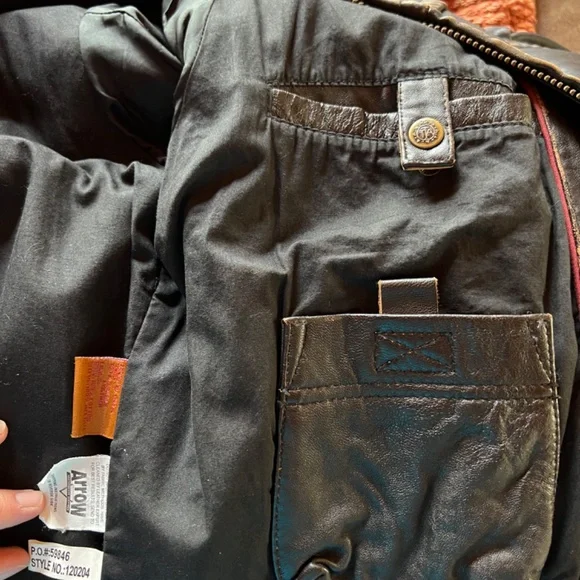 Mens Territory Ahead Leather Motorcycle Jacket XXL